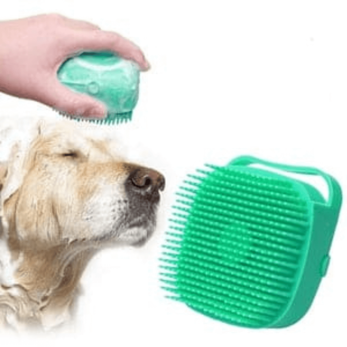 Escova de Banho Massageadora para Pets